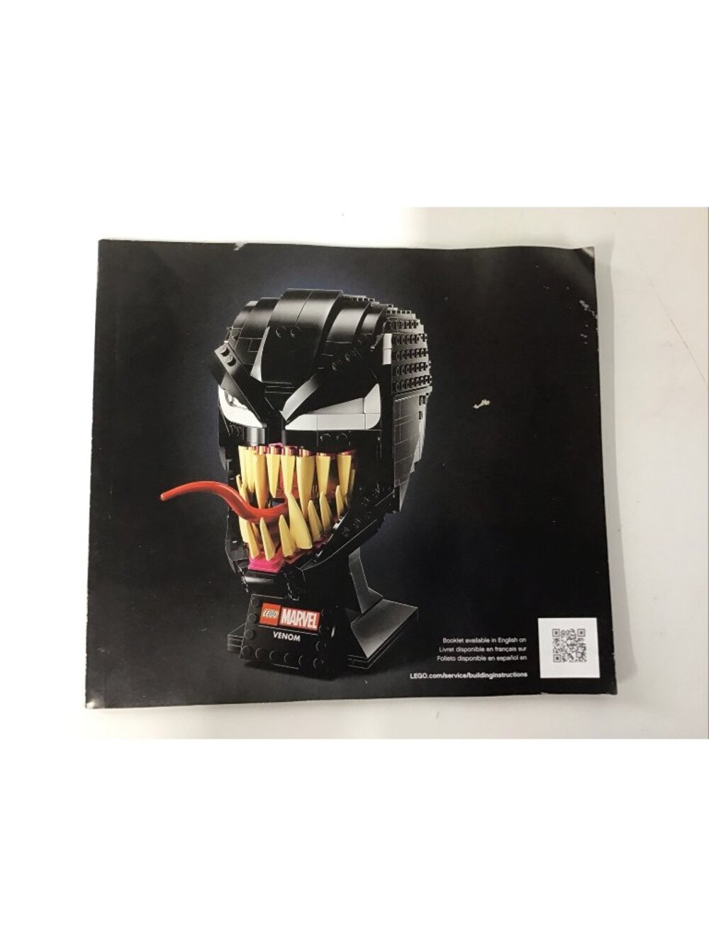 LEGO Venom Head 76187 - Instruction Book Manual Booklet Only